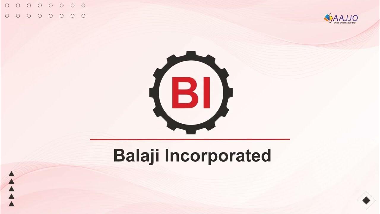 Balaji Incorporated Company Introduction YouTube
