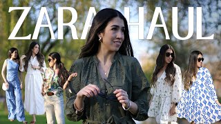 Probandome Todo Lo Que Compre En Zara! | Try on Haul Primavera Verano