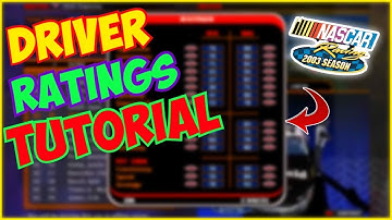 Nr2003 Tutorial | Driver Ratings (What Each Driver Rating Does To Ai On NASCAR Racing 2003 Season)
