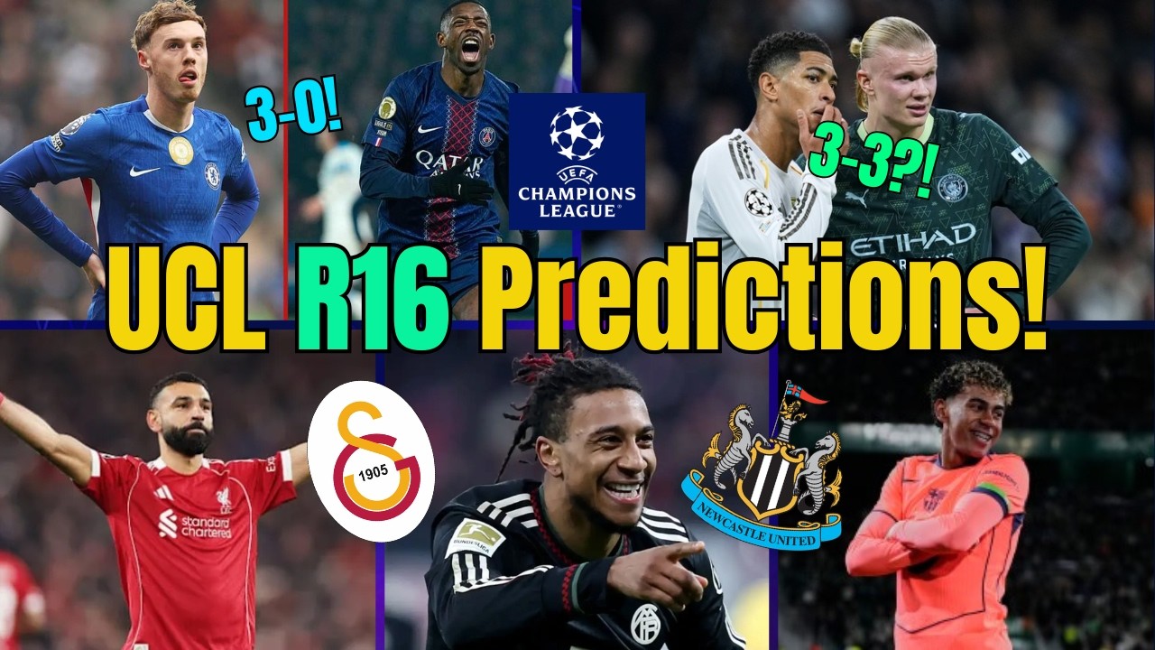 (ASMR) Мои прогнозы на первый матч 1/8 финала Лиги чемпионов УЕФА!