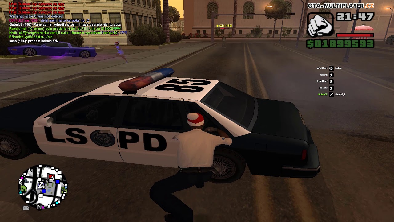 GTA San Andreas Welcom to los Santos server 1