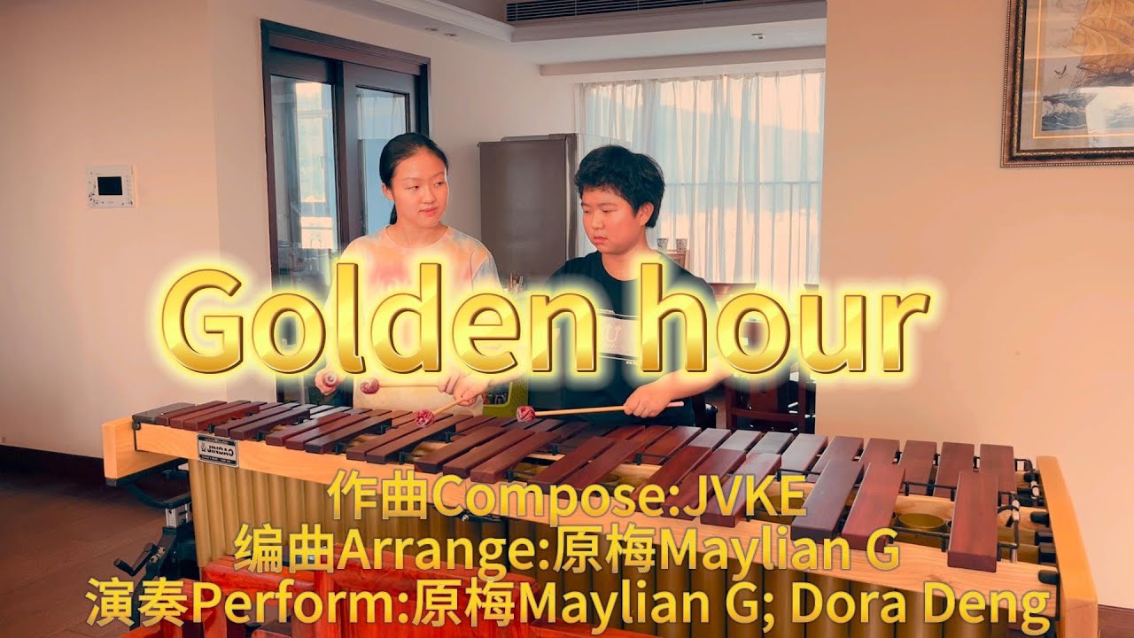 golden hour JVKE Marimba Duet version YouTube