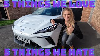 MG4 EV  5 Things we love / 5 things we hate