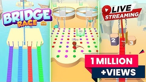 Bridge Race - All Levels Gameplay Android, ios (Levels 3-5