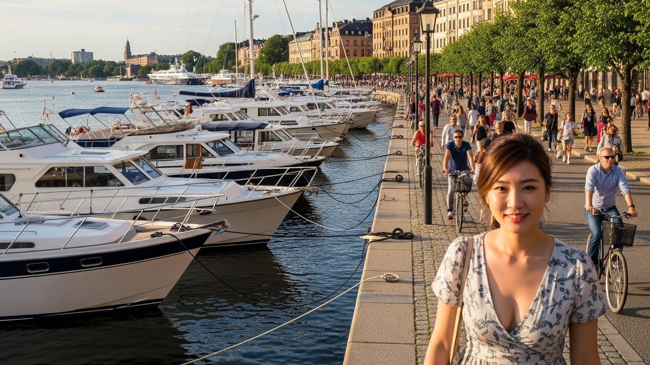Walk på Strandvägen, Stockholm