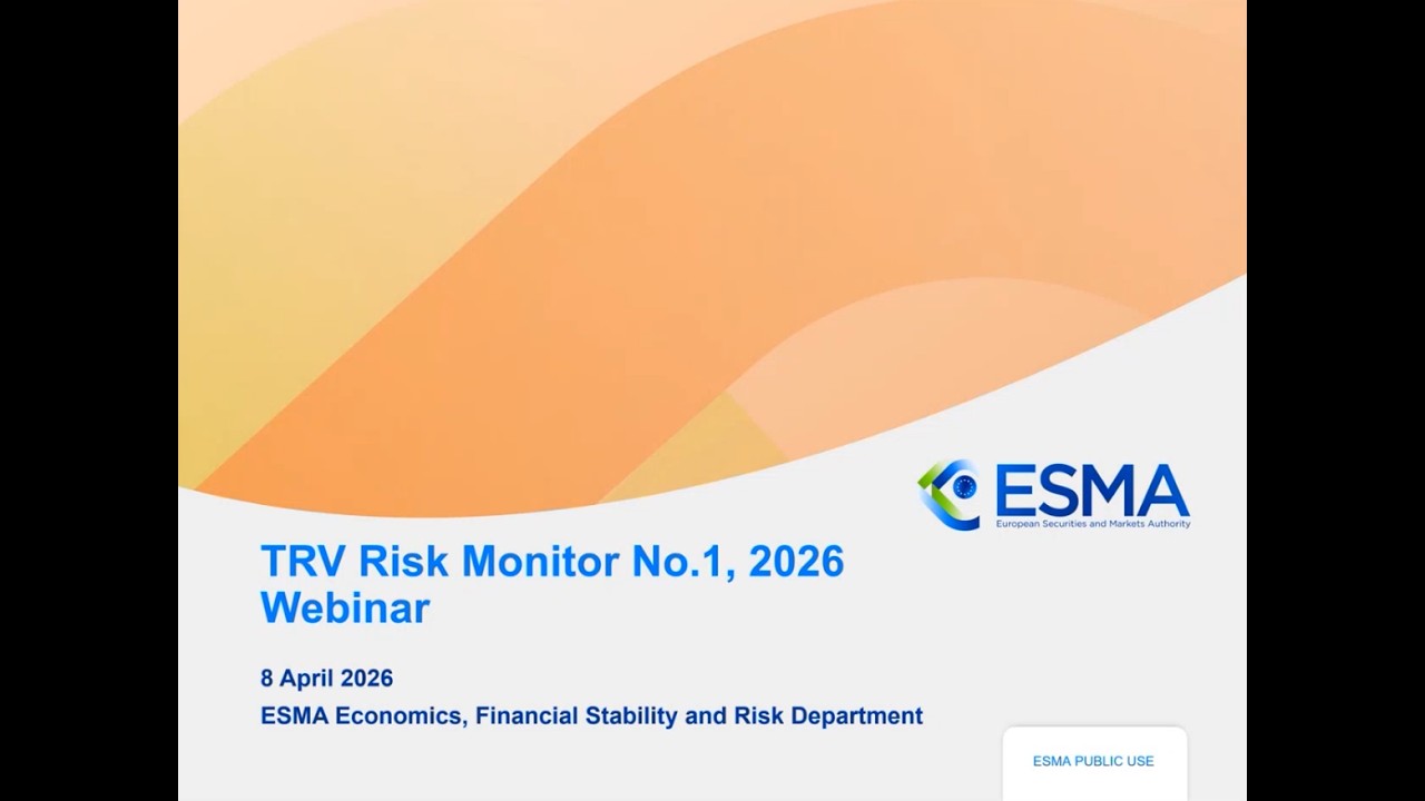 Webinar on TRV Risk Monitor: private finance and retail investor developments, 8 April 2026