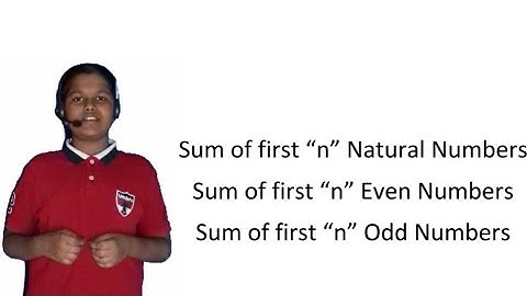 Proofs for Sum of first "n" natural numbers, even numbers, odd numbers. | Animated Video |