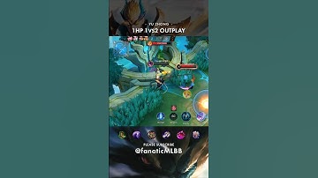✅ Yu Zhong - 1vs2 1HP Outplay 💀 #yuzhonggameplay #yuzhong #mobilelegend #mlbb #uranusmlbb