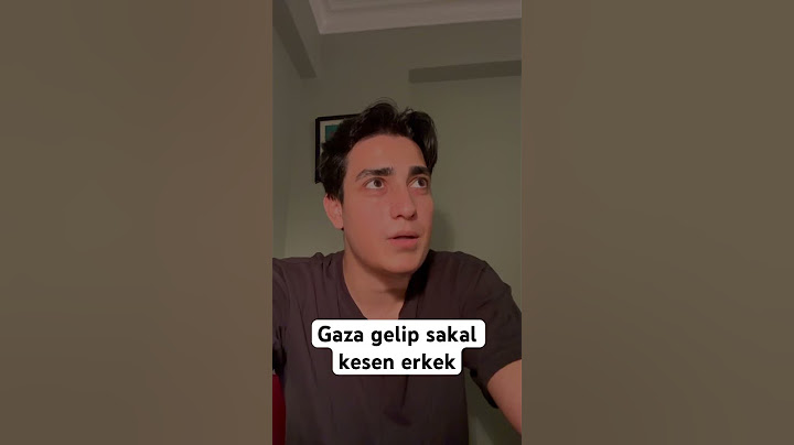 Gaza gelip sakal kesen erkek | Mehmet Kahraman
