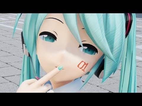 【ＭＭＤ】花瓶に触れた【つみ式ミクさん】