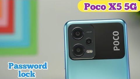 How To Set Screen Lock Password In Poco X5 5G, Screen Lock Password Setting,How To Set screen lock