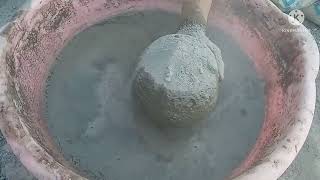 ASMR|| Super soft dusty pure cement creamy relaxing mouthwatering yummy paste play #asmr #asmrsounds screenshot 2