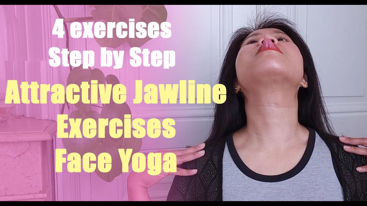 Attractive Jawlines exercises, STEP BY STEP - YouTube