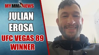 Julian Erosa on submission win over Ricardo Ramos, viral post-fight interview