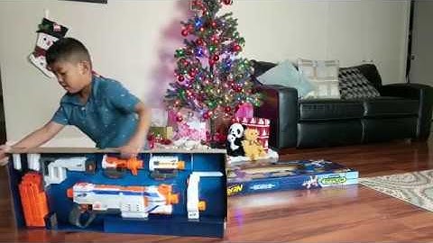 Chistmas Present: Nerf Modulus Regulator - unboxing, how to set it up with test shooting