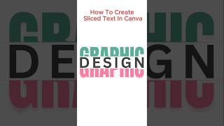 Sliced Text Effect in Canva | 1 Minute Tutorial | Canva Tutorial
