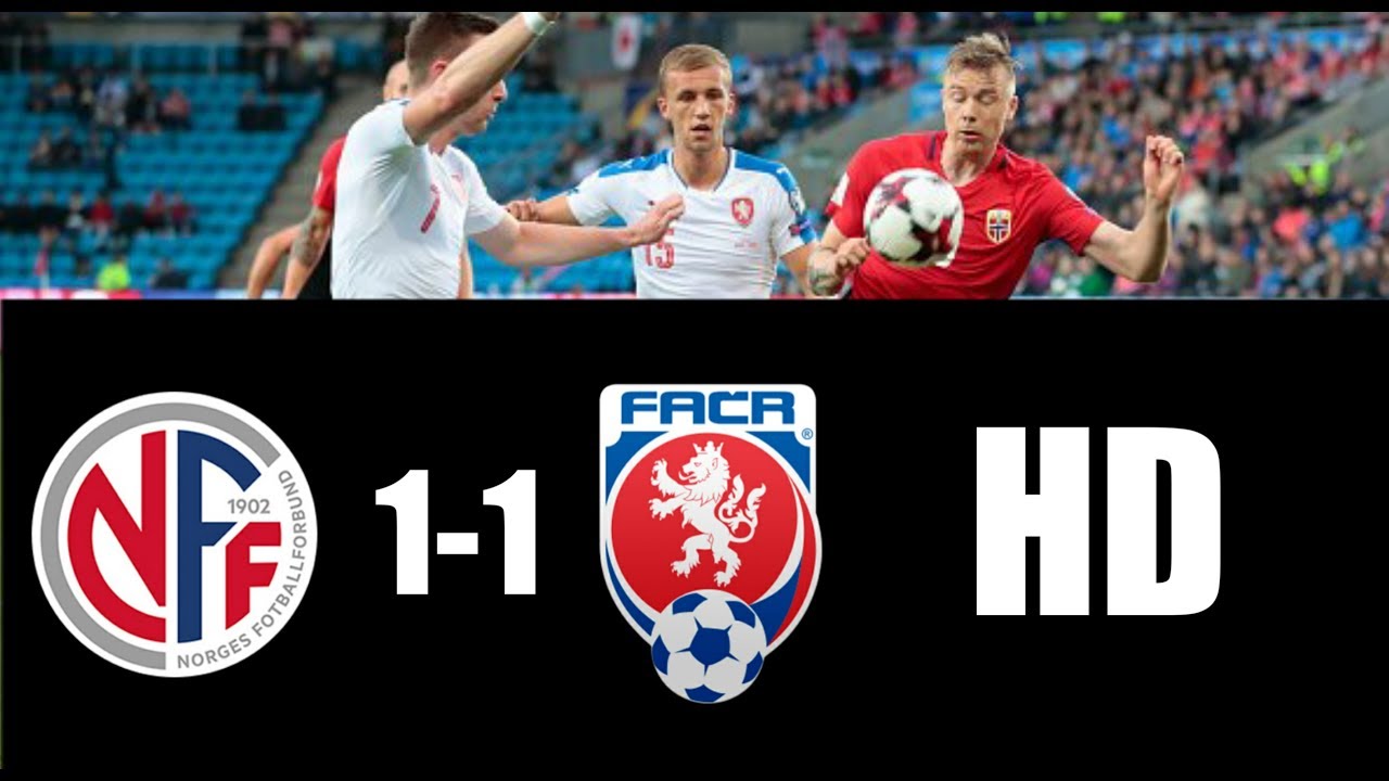 Noruega vs Republica Checa 1-1 RESUMEN GOLES 2017 HD - YouTube