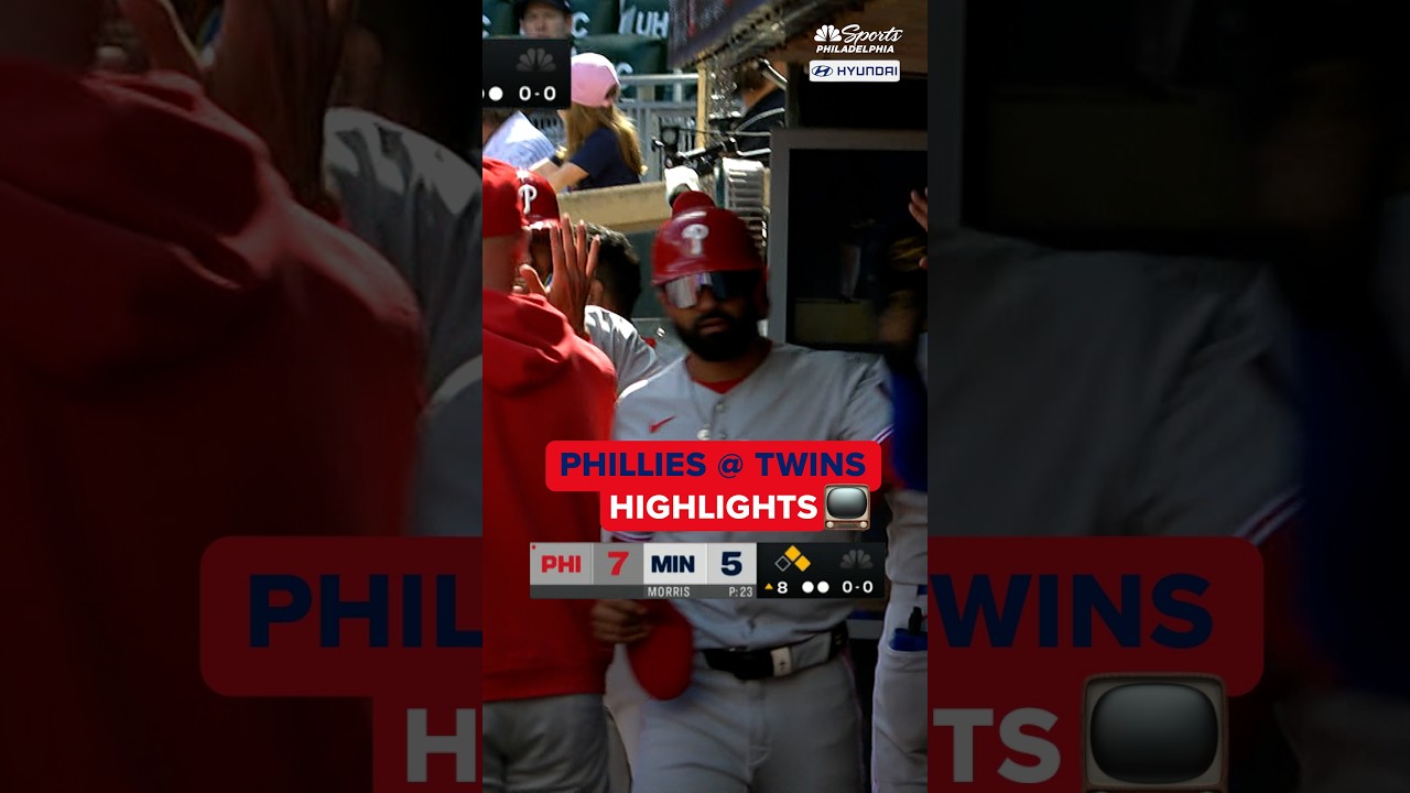 HIGHLIGHTS: Phillies comeback from 5-0 down to shock Twins and complete the sweep 🧹
