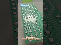 Printed Flexible Keyboard Circuit with Embossed Tactile Keys | Double-Sided Conductive PET #factory