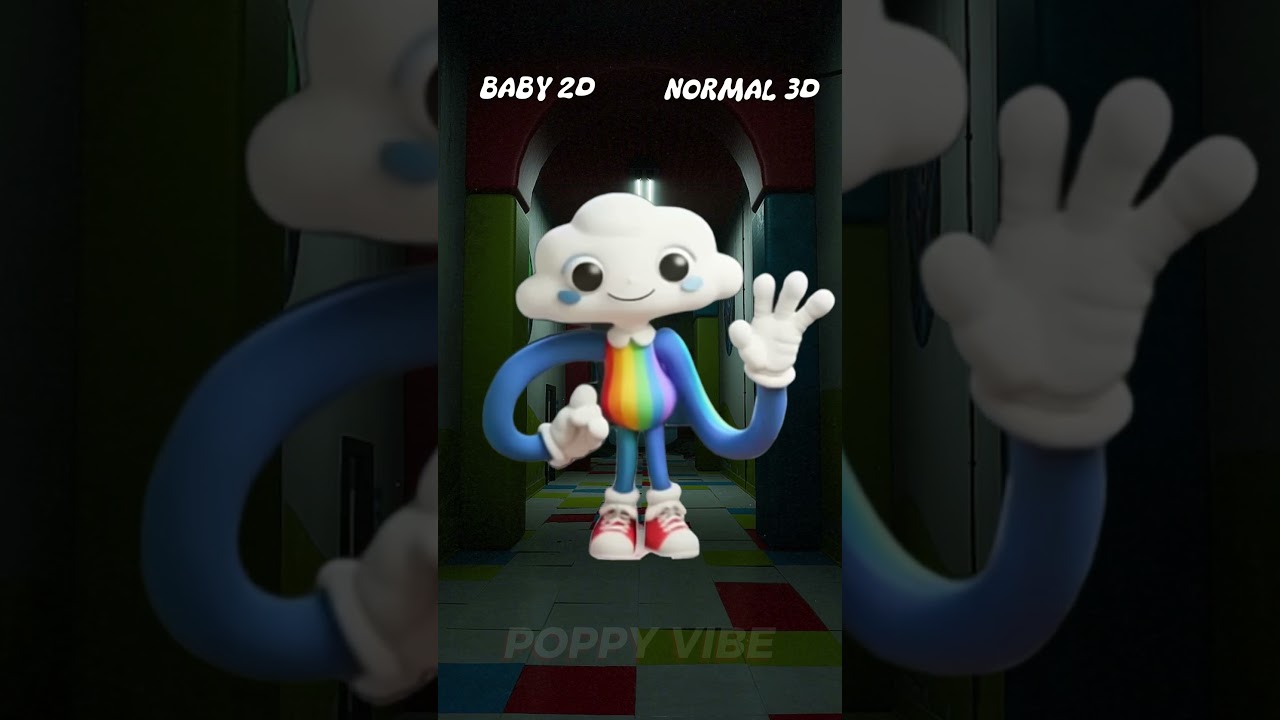 More NEW!!! Babys Poppy Playtime 5 | Baby2D | Normal3D | Evolution #poppyplaytime #poppyvibe