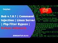 CTF Bob V .1.0.1 | Command Injection From Website | Linux Server | #ctf #linuxserver #injectcommand