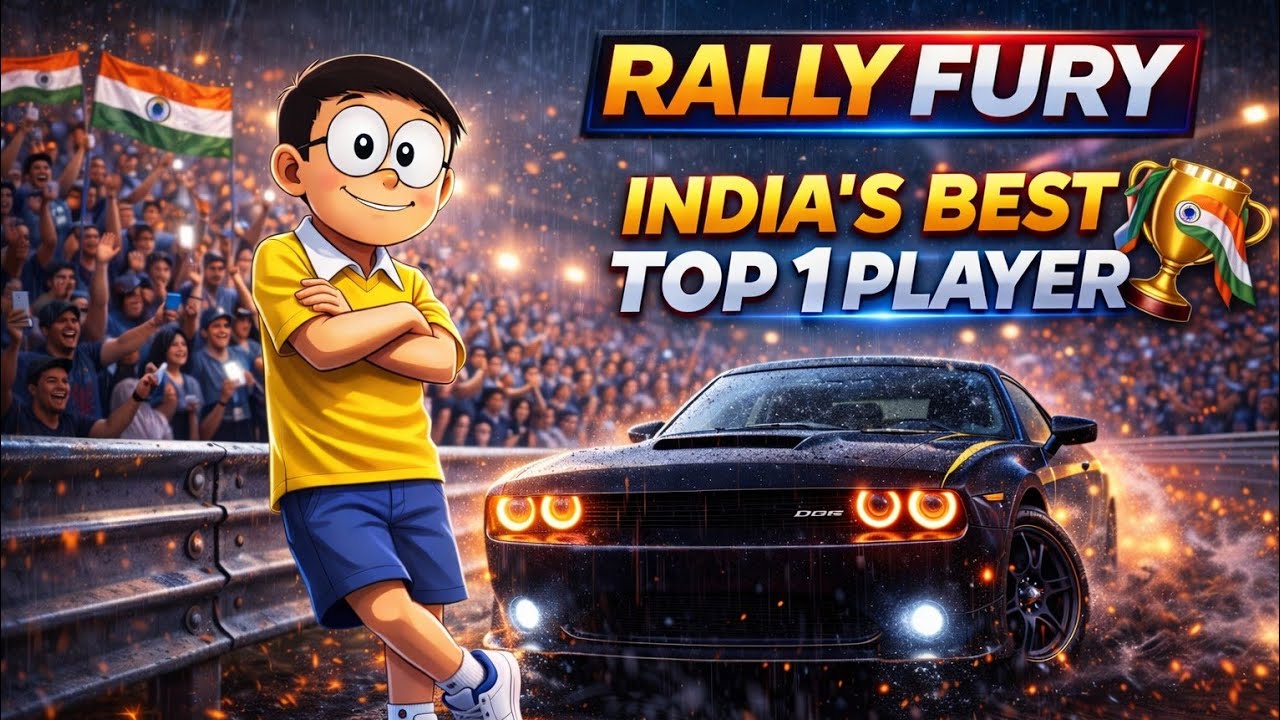 India"s Best Top 1 Player 🇮🇳 In Rally Fury Game...