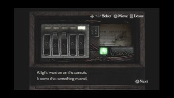 Fatal Frame Mask of the Lunar Eclipse Control Panel Puzzle Storeroom