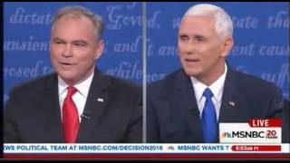 Kaine interrupted Pence 79 times in the Vice Presidential debate