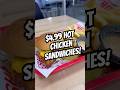 These Sandwiches are only $4.99!