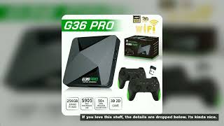 Super G36 Pro Game Console 256G 120000+ Retro Video Game Box Dual Wireless Controller TV Plug Play A