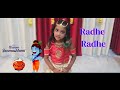 Radhe Radhe | Janmashtami dance by Aadwika Sinha | Ayushman Khurana | Nushrat Bharucha | Dream Girl