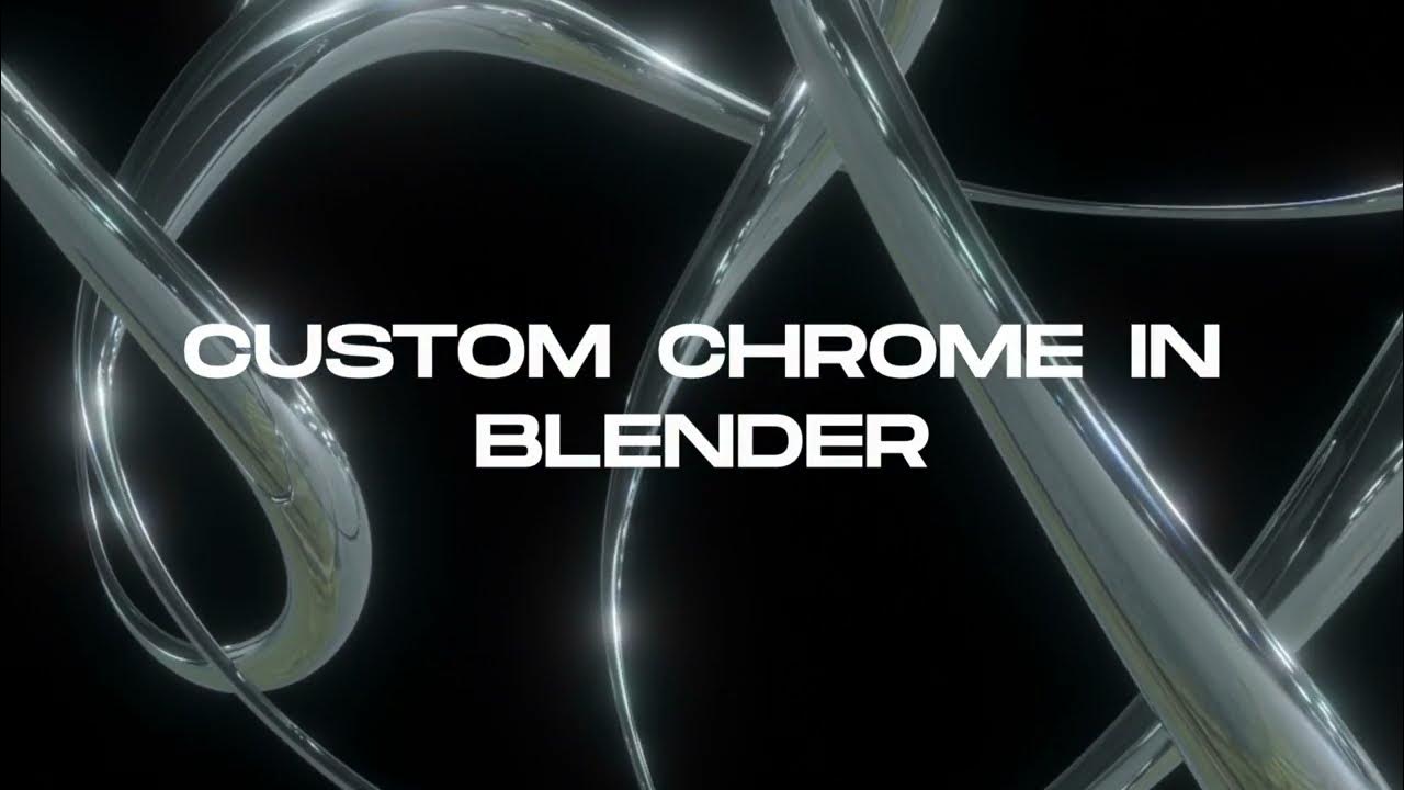 Custom chrome in blender / metal in blender / creating in blender YouTube