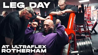 LEG DAY IN THE UK ft. Kuba Cielen & AJ Morris