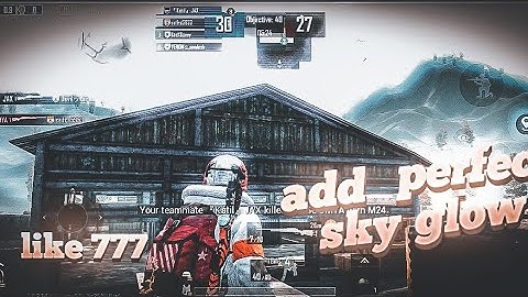 HOW TO Add SKY GLOW to your MONTAGES on ANDROID in 2 min | Add sky glow in pubg mobile