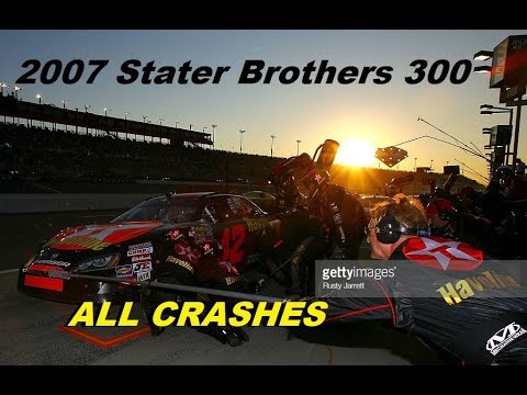 zachary quinto All NASCAR Crashes from the 2007 Stater Brothers 300