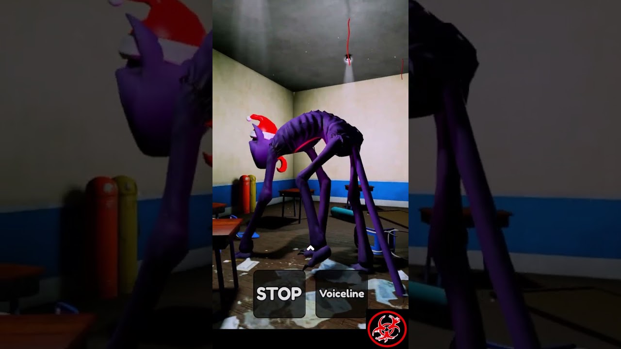 Christmas Catnap searching for children in the school