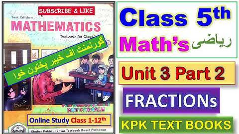 Class 5th Math