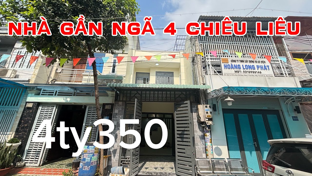 TẬP 270_NHÀ GẦN NGÃ 4 CHIÊU LIÊU. GẦN CHỢ, GẦN VINCOM DĨ AN. Lh: 0966.109.695
