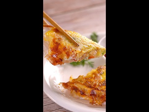 【Shorts短片】超酥脆！越式春捲皮做蛋餅！比麵皮還厲害！