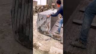 Best Working Day Workers Break Granite Slabs