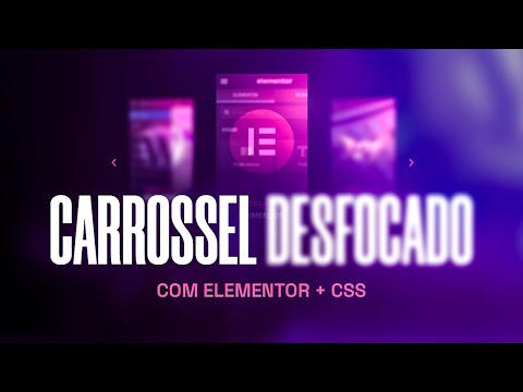 Carrossel com desfoque