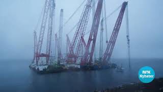 Timelapse Raising Operation Knm Helge Ingstad Full