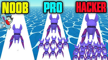 NOOB vs PRO vs HACKER in Moshquito! - All levels