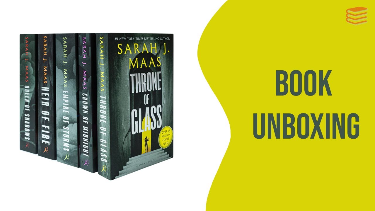 Throne Of Glass Series 5 Books Set Collection By Sarah J Maas