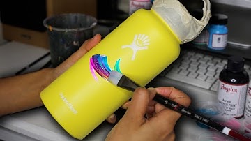 Custom HYDRO FLASK!!💧(SATISFYING) Tutorial