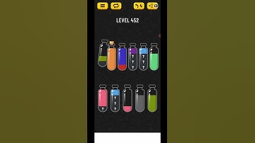 Soda Sort Water Color Puzzle Level 452 Gameplay