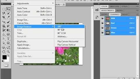 Photoshop CS5 Tutorial Rotating & Flipping Images Adobe Training Lesson 14.2