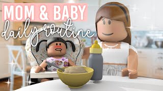 Mom Baby Daily Routine Roblox Bloxburg Roleplay Alixia Youtube - roblox bloxburg baby update