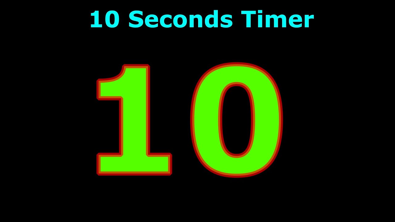 10 Seconds Timer [Goes From 0 to 10 Sec] Ten Seconds Timer Digital
