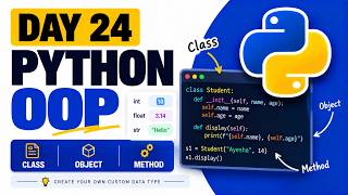 Python OOP Explained for Beginners | Class, Object, Properties & Methods | Python Course #24